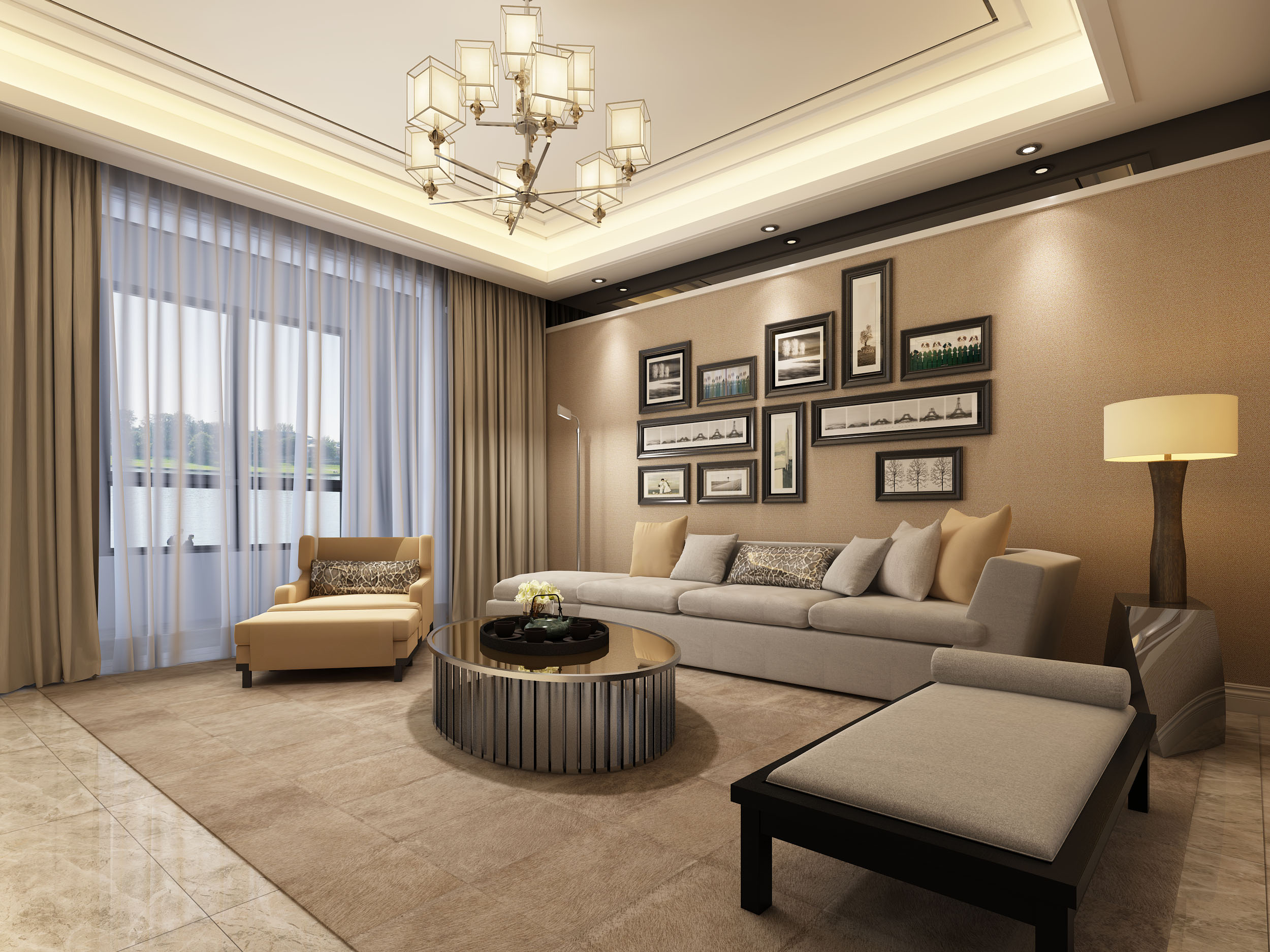 貴陽未來方舟大平層,現(xiàn)代風格裝修設計案例!